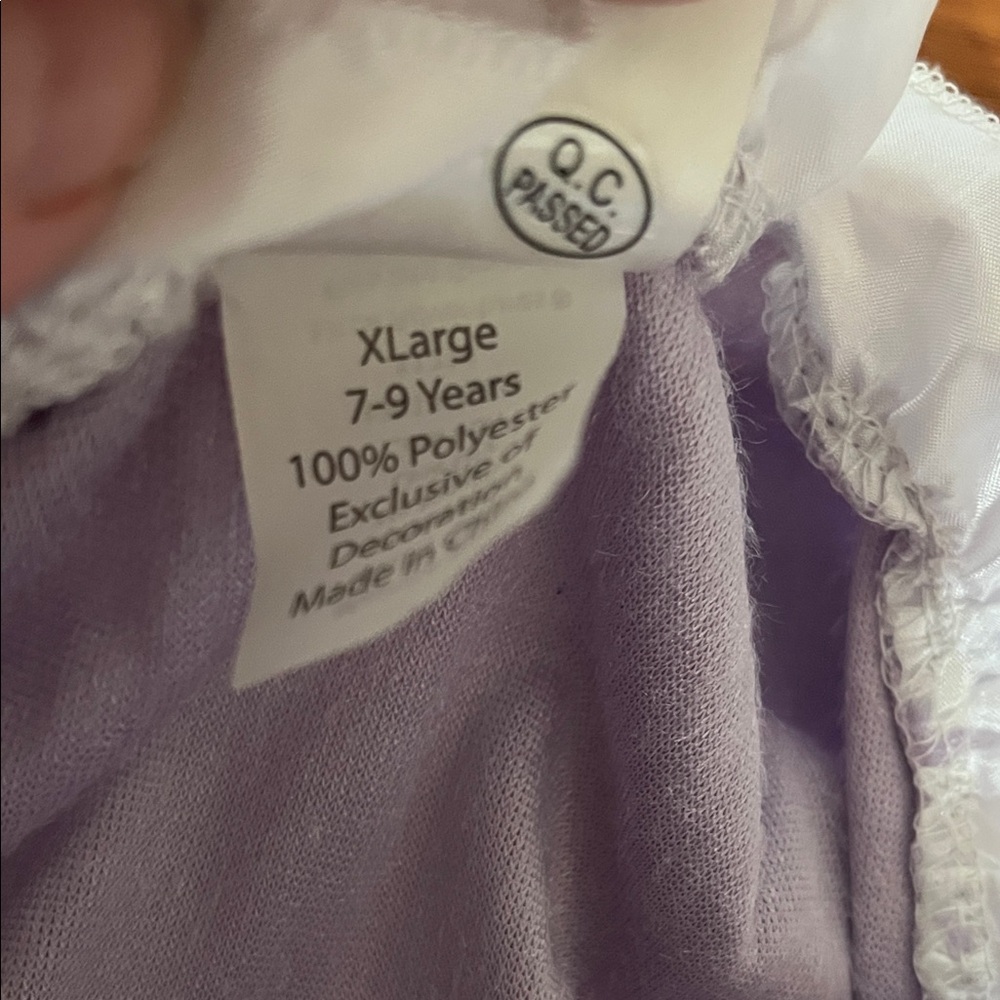 Lavender Princess Kids Costume Size 7/8 - Picture 3 of 7
